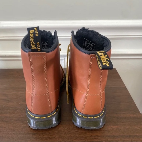 Dr. Martens 1460s Winter Grip Leather Lace-Up Boots - Picture 8 of 10